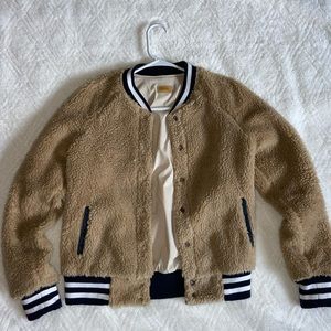 MOTHER Letterman Snap Jacket